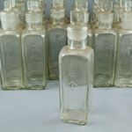 Admiralty mid 19th Century Apothecary or Medicine Bottles from British Military Ships
