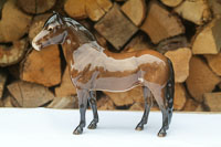 Beswick Exmoor Pony Heatherman 1645 in bay gloss