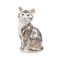 Royal Crown Derby Paperweight, Majestic Cat