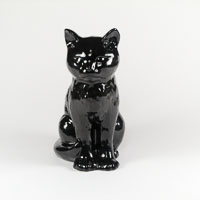 Sylvac black cat model number 1087 in gloss