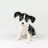 Sylvac black and white puppy model number 2974