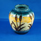 moorcroft gimger jar with lid removed showing top rim
