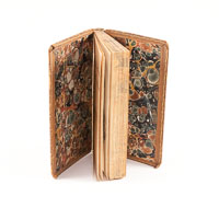 James Thomson poet bound leather antique book, the seasons