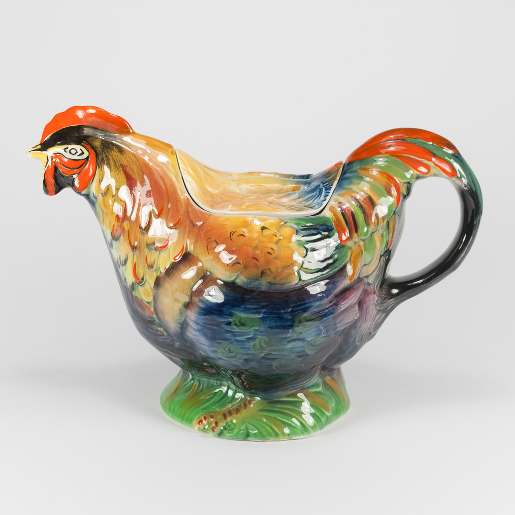 Royal Winton Rooster Teapot, 1930s Grimwades Chanticleer Cottage Ware