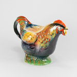 1930's art deco period teapot by Grimwades in Chanticleer Rooster design