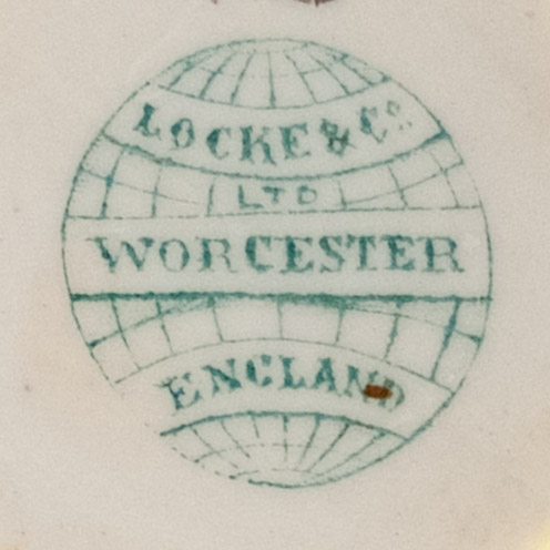 Lock & Co Green printed worcester Backstamp