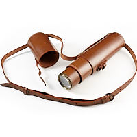 Objective lens and leather case for B C & Ltd Scout Regiment Snipers Spotting Telescope.