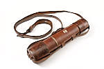 WW2 military sniper observer mk6 telescope with leather end caps and shoulder strap