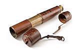 WW2 military sniper observer mk6 telescope MKVI Tel Sig with extended brass sun shiled and removed leather eyepiece covers